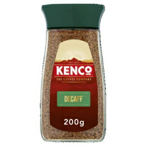 Kenco カフェインレスインスタントコーヒー 200g Kenco Decaffeinated Instant Coffee 200g