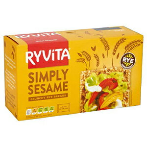 リビタ セサミクリスプブレッド、250 g (2 個パック) Ryvita Sesame Crispbread, 250 g (Pack of 2)