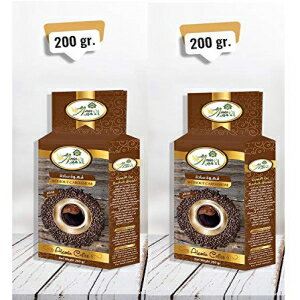 楽天GlomarketAlAmin Foods Al Amin Premium Turkish Coffee Plain without Cardamon - 2 Packs -7oz./200gr - Lüks Türk Kahvesi - قهوة تركية فاخرة سادة بدون هال