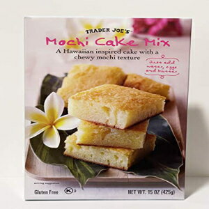 トレーダージョーズ もちケーキミックス - もちもちとしたもち食感のハワイ風ケーキ - 15オンス Trader Joe's Mochi Cake Mix - Hawaiian Inspired Cake with Chewy Mochi Texture - 15oz
