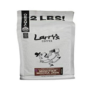 ラリーズ コーヒー マイティア モカ ジャワ - ホールビーンズ 2 ポンド Larry's Coffee Mightier Mocha Java - Whole Beans 2 Pound