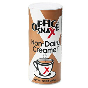 楽天GlomarketOffice Snax 粉末非乳製品クリーマーの再閉鎖可能なキャニスター、12 オンス、カートンあたり 24 個 Office Snax Reclosable Canister of Powder Non-Dairy Creamer, 12-oz, 24 per Carton