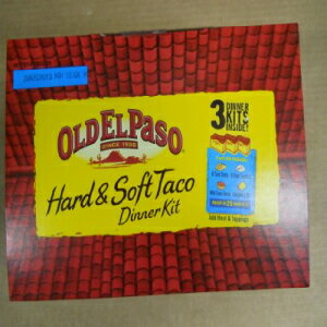 オールド エルパソ ハード＆ソフト タコス ディナー キット、969.6g Old El Paso Hard and Soft Taco Dinner Kit, 34.2 Ounce