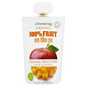 ꥢץ ˥å ե롼ĥԥ塼 åץ & ޥ󥴡 - 100g Clearspring Organic Fruit Puree Apple & Mango - 100g