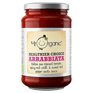 Mr I[KjbN ArA[^ wV[`CX pX^\[X - 350g (349.3g) Mr Organic Arrabbiata Healthier Choice Pasta Sauce - 350g (0.77lbs)