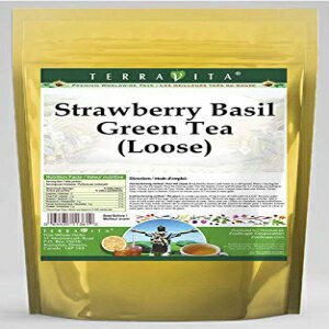 ストロベリーバジ​​ルグリーンティー (ルース) (4 オンス、ZIN: 533809) - 3 パック Strawberry Basil Green Tea (Loose) (4 oz, ZIN: 533809) - 3 Pack