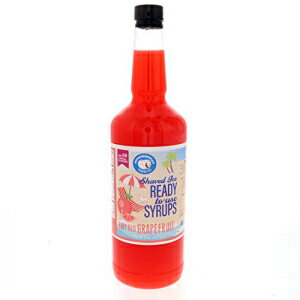 Hypothermias Ruby Red Grapefruit Ready to Use Hawaiian Snow Cone Syrup Quart (32 Fl. Oz)