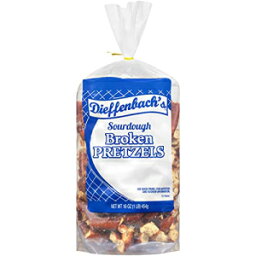 ディーフェンバッハのサワー種ブロークンプレッツェル、453.6g。袋（3袋） Dieffenbach's Sourdough Broken Pretzels, 16 oz. Bags (3 Bags)