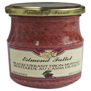 エドモンド ファロー ブラックカラント ディジョン マスタード - 204.1g Edmond Fallot Mustards Edmond Fallot Blackcurrant Dijon Mustard - 7.2oz