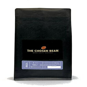 The Chosen Bean プレミアム シングルオリジン フレッシュ コーヒー、ブラジル アゼンダ セリン ミディアム ロースト マイクロ ロースト全粒コーヒー豆、12 オンス The Chosen Bean Premium Single Origin Fresh Coffee, Brazil Azenda Serrinh Me