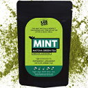 The Tea Trove Mint Matcha Green Tea Powder - 100 Organic Flavoured Premium Grade Matcha Powder From Japan for Making Smoothies Lattes and Baking- Rich in good for health (30 g 20 Cups)
