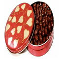 Diabetic Friendly DiabeticFriendly 6 Inch Heart Design Tin Filled with 14 oz Sugar Free Chocolate Covered Cherries