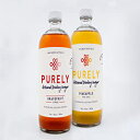 Purely Drinks Purely Drinking Vinegar/Shrub - Two Bottle Set 16oz - Grapefruit + Pineapple Thai Chili - Cocktail/Mocktail/Tonic Mixer, Organic, Plant-based, Vegan, Paleo, Low Sugar, Low Calories