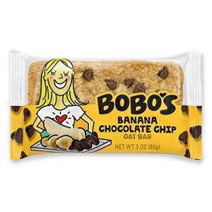 Bobo's オーツバー (バナナ チョコレート チップ、3 オンス バー 12 パック) グルテンフリー全粒ロールド オーツバー - おいしいビーガン オンザゴー スナック、米国製 Bobo's Oat Bars (Banana Chocolate Chip, 12 Pack of 3 oz Bars) Gl