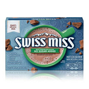 ߥ ߥ륯祳졼̣ ̵ź ۥåȥߥå0.73 8(12) Swiss Miss Milk Chocolate Flavor No Sugar Added Hot Cocoa Mix, 0.73 oz. 8-Count (Pack of 12)