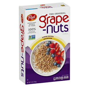 シリアル ポスト グレープ ナッツ オリジナル非遺伝子組み換えシリアル、64 オンス ボックス (8 個パック) Post Grape Nuts The Original Non Gmo Cereal, 64 oz Box (Pack of 8)