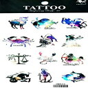 NipitShop1V[gaV{X^Ĉ߂̈ꎞIȓn{fB[A[g^gD[XebJ[3DŨ^gD[ NiPitShop waterproof tattoos NipitShop 1 Sheet Zodiac Signs Birth Symbols Style Temporary Tattoos for Women Body Art Tattoo