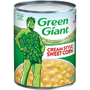 クリームスタイルスイートコーン、グリーンジャイアントクリームスタイルスイートコーン、14.75オンス缶（24個パック） Cream Style Sweet Corn, Green Giant Cream Style Sweet Corn, 14.75 Ounce Can (Pack of 24)