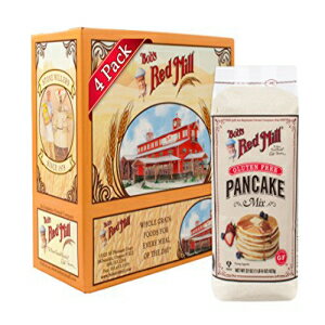 Bob's Red Mill グルテンフリー パンケーキ ミックス、22 オンス (4 個パック) Bob's Red Mill Gluten Free Pancake Mix, 22-ounce (Pack of 4)