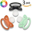 l̐Ԃ̂߂̑lTCŶԂABDL_~[3FpbNuER[q[| XpCV[~g| ubN}o J&Or Adult Sized Pacifier ABDL Dummy for Adult Babies Three Color Pack Brown Coffee | Spicy Mint | Black Mamba