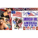 愛国的な入れ墨 TEMPORARY TATTOO FACTORY Patriotic Tattoos