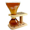 Pauwel Kwak ベルギービールグラス 木製スタンド付き 0.3L Pauwel Kwak Belgian Beer Glass with Wooden Stand 0.3L