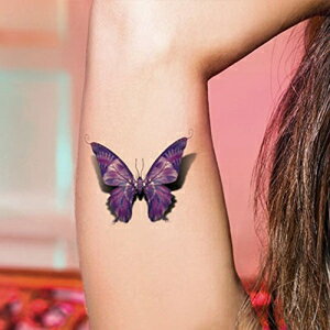 TAFLY 5Sheets Sexy Colorful Butterfly Waterproof Temporary Tattoo Sticker Water Transfer