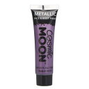 Cosmic Moon - Metallic Face Paint Makeup for The Face & Body - 0.40fl oz - Create mesmerising Metallic face Paint Designs! - Purple