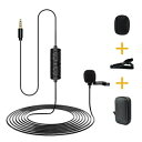Professional Lavalier Microphone Set for Android,Camera,PC,iPhone,3.5mm Omnidirectional Lapel Mic with Noise Reduction for Video,YouTube,Interview,Vlogging(Android 6M) Yichuang Professional Lavalier Microphone Set for Android