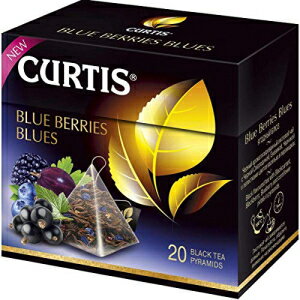 カーティス 紅茶 ブルーベリー ブルース テイスト (ピラミッド ティー サシェ 20 袋) CURTIS Black Tea Blueberry Blues Taste (20 Pyramid Tea Sachets)