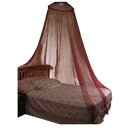 OctoRoseラウンドフープベッドキャノピーネッティング蚊帳フィットベビーベッド、ツイン、フル、クイーン、キング（バーガンディ） OctoRose Round Hoop Bed Canopy Netting Mosquito Net Fit Crib, Twin, Full, Queen, King (Burgundy)