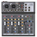 Audio2000  AMX7303 USB  DSP vZbT[vtFbVi 4 `l I[fBI ~LT[ Audio2000'S AMX7303 Professional Four-Channel Audio Mixer with USB and DSP Processor