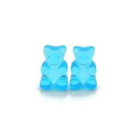 u[O~xA^t[hCOvX`bN|Xg Pretty Smart Blue Gummy Bear Metal Free Hypoallergenic Earrings Plastic Posts