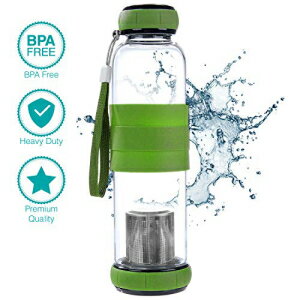 Hi Life Ph GlassPhtB^[tEH[^[{g-VRX[uObvtAJ_h~ܐi550mlApH9+܂ŏグji΁j Hi Life Ph Glass high Ph Filtered Water Bottle- Alkaline Antioxidant Water with Silicone Sleeve Grip