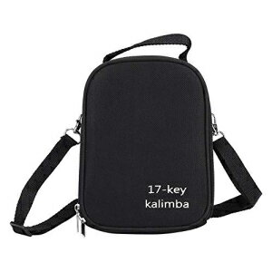 カリンババッグ 17キーポータブルカリンバケース親指ピアノ収納ショルダーバッグハンドバッグボックス Kalimba Bag, 17Keys Portable Kalimba Case Thumb Finger Piano Storage Shoulder Bag Handbag Box