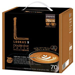 楽天Glomarket南陽 LOOKAS 9 ダブルショットラテ インスタントコーヒー 15.1g （70本入） 루카스나인 라떼 Namyang Lookas 9 Double Shot Latte Instant Coffee 15.1g （Pack of 70） 루카스나인 라떼