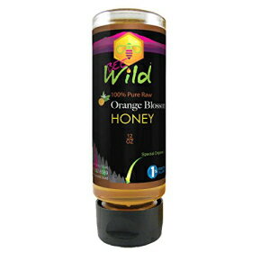 ӡ 磻 (쥪˥å ޥƥ) 100% ԥ奢 ϥˡ -  ֥å ( & ̵ɲ) 12  Bee Wild (formerly Organic Mountains) 100% Pure Honey - Orange Blossom (Raw & Unfi...