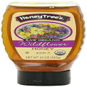 Honey Tree I[KjbNIACht[A12 IX Honey Tree Raw Organic Honey, Wildflower, 12 Ounce