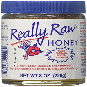 REALLY RAW 生はちみつ 8 オンス REALLY RAW Raw Honey, 8 OZ