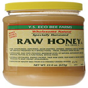 YS Eco Bee Farms I - 22 IX (5 pbN) YS Eco Bee Farms Raw Honey - 22 oz (Pack of 5)