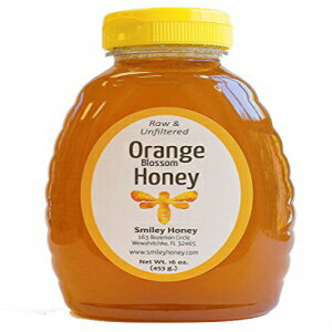 スマイリーハニー - 生、無濾過、オーガニックオレンジブロッサムハニー (16オンス) Smiley Honey - Raw, Unfiltered, Organic Orange Blossom Honey (16 oz) 1