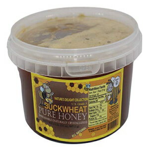 全天然生ウクライナ産クリーミーそば蜂蜜 (2ポンド 32オンス ) All Natural Raw Ukrainian Creamy Buckwheat Honey (2Lb 32oz )