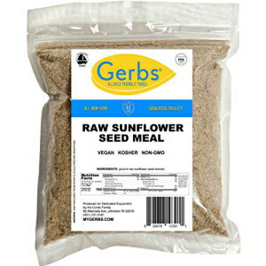 Gerbs ʴեҥޥҥߡ롢1 ݥ - ȥå 14 ʪ륮ե꡼ & Ȥߴ - ӡ &  - ץߥե륪ͭҥޥ˥ץƥѥ Ground Sunflower Seed Meal, 1 LB By Gerbs - Top 14 Food A