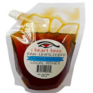 i heart bees ե 륮 ֥ ̵ɲ˪̪16  i heart bees Florida Allergy Blend Raw and Unfiltered Honey, 16 oz