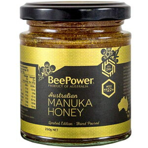 I[XgÃ}kJnj[-BeePowerHand Poured Honey NPA 24+ MGO 1122+ 250gi8.8IXj Australian Manuka Honey Limited Edition - BeePower Hand Poured Honey NPA 24+ MGO 1122+ 250g (8.8 Oz)