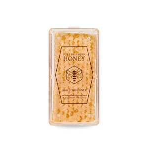 8オンス。食用生ハニカム - アメリカ産ピュアサザンハニー社製 8 oz. Edible Raw Honeycomb - American Made by Pure Southern Honey