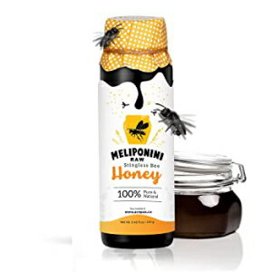 MELIPONINI HONEY Meliponini - Stingless Bee Honey, Antioxidant-Rich Raw Honey, A Powerful Alternative to Manuka Honey, Tasty Sweet and Sour Pure Honey with Many Health Benefits, 250 ml