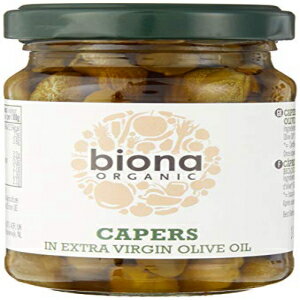 BIONA オーガニックケッパーのオリーブオイル漬け、120 GR BIONA Organic Capers In Olive Oil, 120 GR