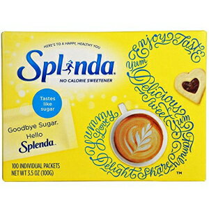 SPLENDA ̣ѥå  100 (12 ĥѥå) SPLENDA Sweetener Packets 100 Each (Pack of 12)