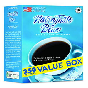 楽天GlomarketNatraTaste ブルー ゼロカロリー甘味料、250 袋 NatraTaste Blue Zero Calorie Sweetener, 250 Count Packets